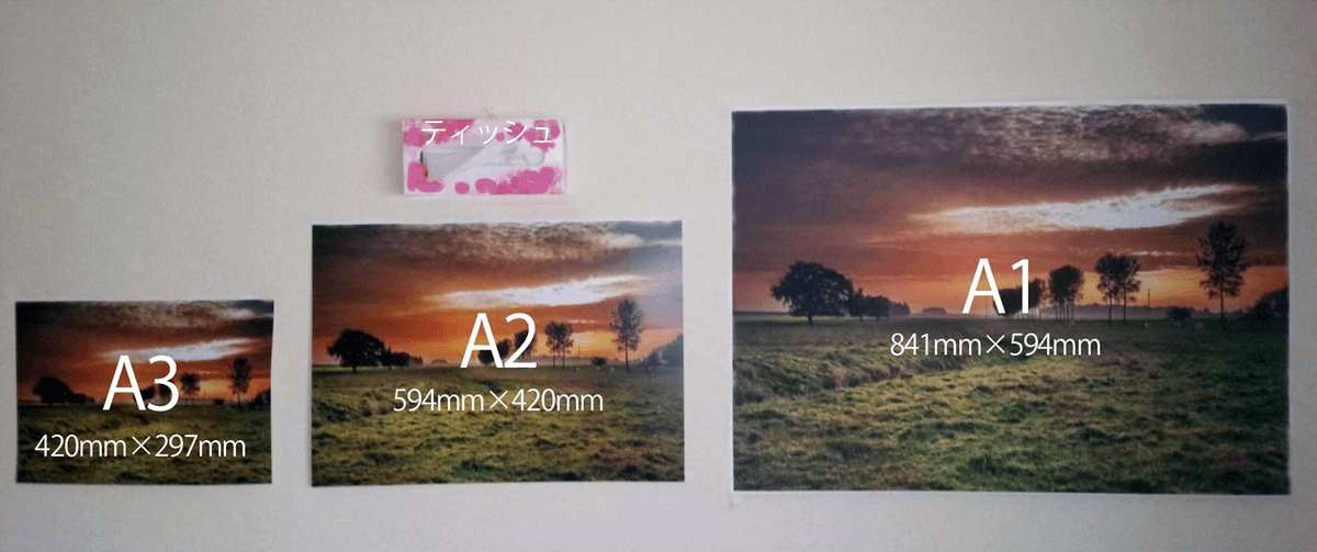 お風呂ポスターサイズ比